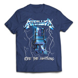 Camiseta Metallica  Ride The Lightning Cobalt Rock Activity