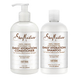 Shea Moisture Shampoo Y Acondicionador Virgin Coconut Oil