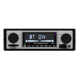 Reproductor Mp3 Coche Estéreo Vintage Bt Usb Aux.disk