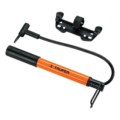 Bomba De Aire Manual Portátil Truper Bom-mi Para Pelotas Color Naranja\u002Fnegro 60psi | Envío gratis