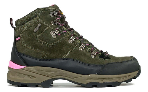 Borcegos Tomahawk Mujer Trekking Waterproof Cuero Rimini