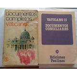 Lote X 2 Vaticano Ii/documentos Completos+docum. Conciliares