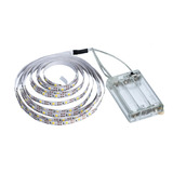 Tira Luces Led 2mt Luz Multicolor Adhesiva A Pilas Flexible 