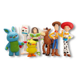 Figuras Toy Story  7 Piezas Woody Juguete Buzz Disney Forky