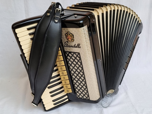 Acordeon 120 Baixos Scandalli Série Ouro Impecável