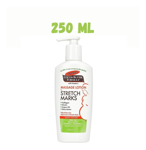 Crema Palmers Antiestrias De Embarazo Manteca Cacao 250ml