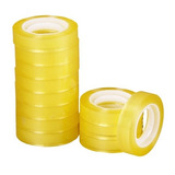 Pack 12 Cintas Embalaje Transparente 10mm X 30 Metros