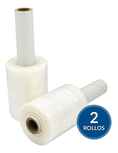 Mini Rollos De Emplaye Playo Plástico Con Mango 2 Piezas