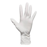 Guantes Descartables Descarpack Uso Não Médico Color Blanco Talle S De Látex Con Polvo X 100 Unidades