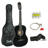 Guitarra Acústica Zeny 38 '' New Beginners (negro)