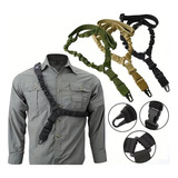 Portafusil Tactico 1 Punto Militar Bungee Eslinga Sling Caza