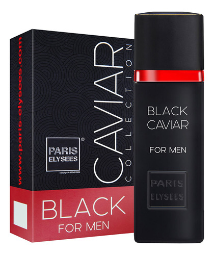 Paris Elysees Black Caviar Original Edt 100ml Masculino