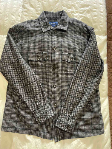 Exclusiva Overshirt Sueca Eton Gris