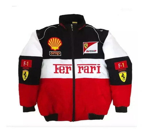 Chaqueta De Moto De Carreras Bordada En Otoño Del Equipo Fer