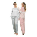 Pijama Mujer Algodón Talles Especiales Lencatex 24320ee