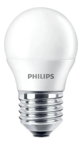 Lampara Led Philips 4w 5w =40w 220v Casa E27 Color De La Luz Fria (6500°k)