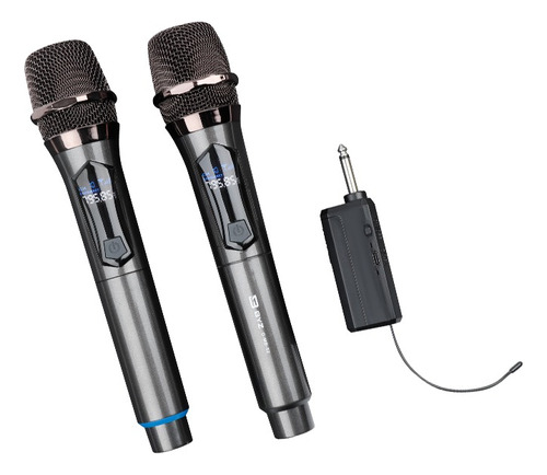 Microfone Sem Fio Byz D-mb-52 Profissional Par Recarregável 