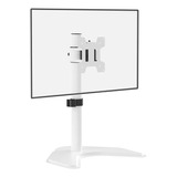 Base Soporta Monitor Escritorio 13 A 32  Blanco Rotable