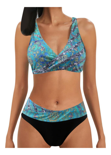 Conjunto De Moda Praia Casal Com Estampa De Maiô