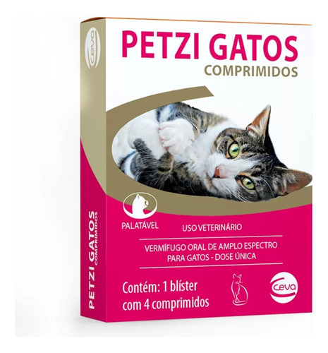 Petzi Gatos Caixa Com 4