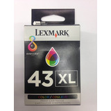 Cartucho Original  Lexmark 43xl. P350/x4850 Color