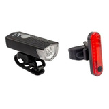 Farol/sinalizador/ Bike Led Usb 120 / 10 Lumens Recarregavel Cor Preto