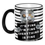 Ohorteb Taza Divertida Con Diseño De Gato Im Fine Everything