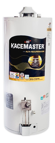 Termotanque A Gas Kacemaster - 90 Lts. - Alta Recuperacion Color Blanco