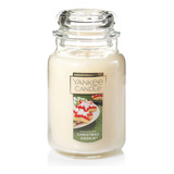 Vela Aromática Yankee Candle Jar Large Color Blanco Fragancia Christmas Cookie