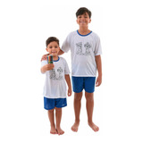 Pijama Infantil Colorir E Pintar Canetinhas Lavavel Meninos