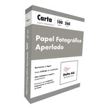 Papel Fotográfico Aperlado 100 Hojas Carta Color Blanco