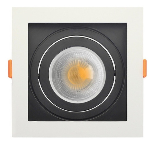 10 Spot Embutir Taschibra Conecta Mr16 3,5w Recuado Luz Fria