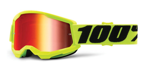 Goggles Moto Strata 2 Niño Amarillo Rojo Lens 100% Original