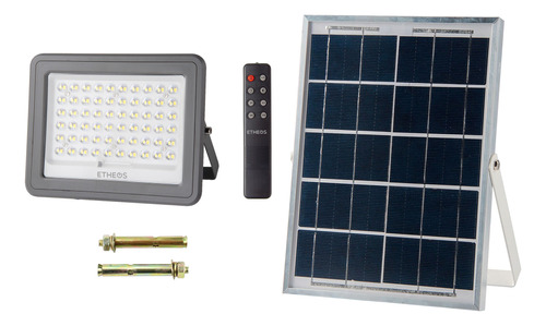 Reflector Panel Led 100w Carga Solar Exterior Control Remoto