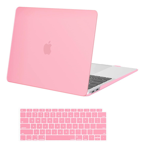 Funda Mosiso/cubre Teclado Macbook Air 13 2020/19/18 Rosa