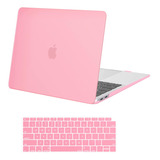 Funda Mosiso/cubre Teclado Macbook Air 13 2020/19/18 Rosa