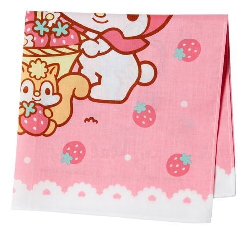 Pauelo Toalla Sanrio Mi Meloda Sobre 11.8 X 11.8in Rosa Fres