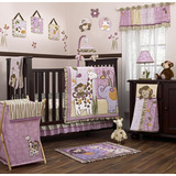 Juego De Cuna Dormitorio Bebe Decoración Algodón Usa