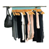 Perchero Barra Vintage - Closet Organizador Colgador Brida