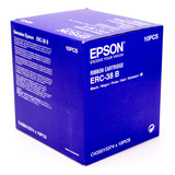 Pack 10 Cintas Epson Erc-38b Negra P/impresora Tmu-200 