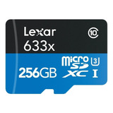 Cartão De Memória Lexar Lsdmi256gbb-633a  High-performance 633x Com Adaptador Sd 256gb