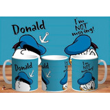 Taza - Tazón De Ceramica Disney Pato Donald Hd Art