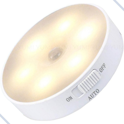 Lâmpada Luminária S/fio Com Sensor De Presença Recarregável