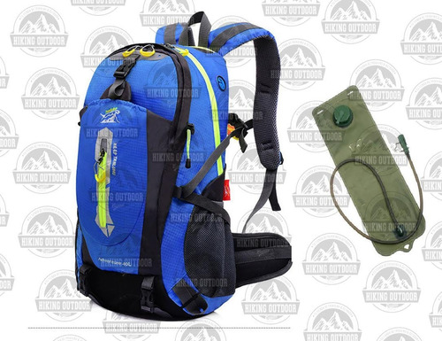 Mochila Trekking 40 Lts + Bolsa Hidratación / Hiking Outdoor