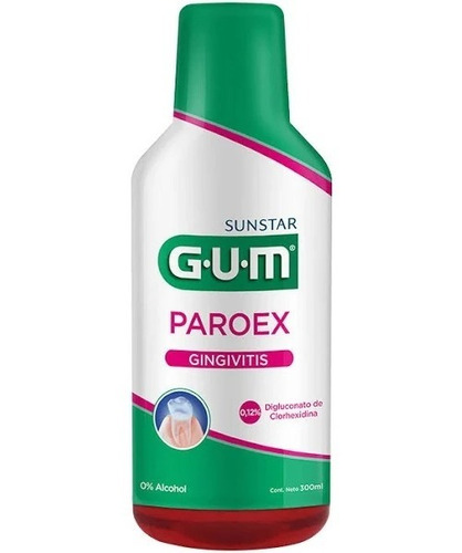 Enjuague Paroex Gum 0,12% Clorhexidina Gingivitis