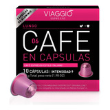 Caja X10 Cápsulas Café Lungo Viaggio