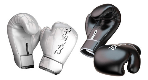 2 Pares De Guantes De Boxeo Para Mujer Sparring Muay Thai