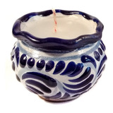 Vela De Talavera Poblana Barroca Con Aroma 5 Cm Plumeado #2