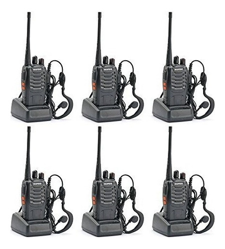 Radio Teléfono Baofeng Bf-888s 2 Vias Paquete X 6 Originale