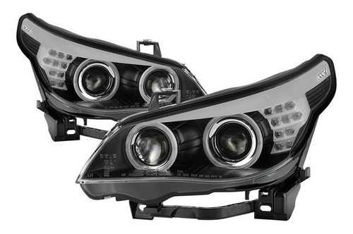 Faros Bmw Serie 5 2004 2005 2006 2007 08 2009 2010 Tubo Led